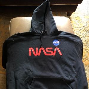 Black Hoodie - Bowery Line NASA Design